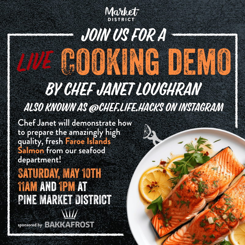 Live Cooking Demo by chef Janet Loughran