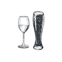 Wine and beer glass.